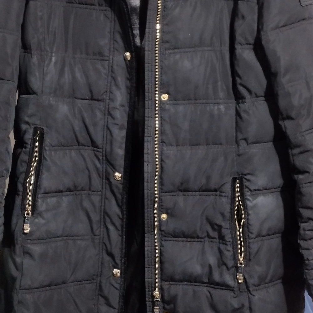 Calvin Klein Lg black puffy jacket